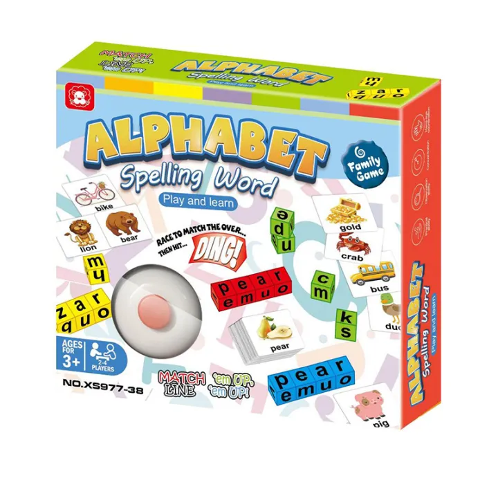 Kids' Educational Letter Matching & Vocabulary Building Set