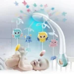 Remote Control Baby Projection Hanging Bed Bell Toy with Music & Lights